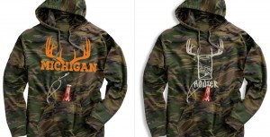 Buy Awesome Michigan Antler Beer Hoodies